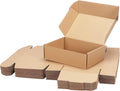 25 Pack 10x7x3 inch Cardboard Shipping Boxes, Brown Mailing Box