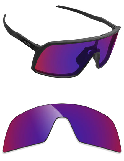 Midnight Indigo Mirrored Non-polarized Replacement Lenses for Oakley Sutro OO9406 Sunglasses