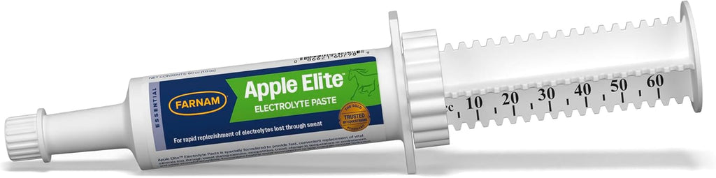 Apple Elite Electrolyte Paste Supplement for Horses, 60 cc Syringe