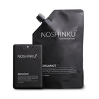 Bergamot Pocket Hand Sanitizer Refill Kit: Refill Pouch + Sprayer Bundle | Organic Antibacterial Sanitizing Mist with