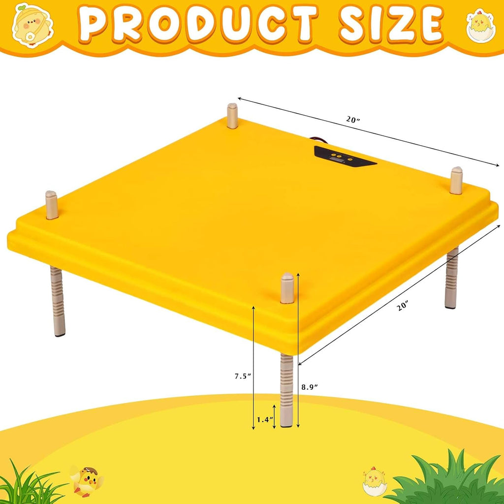 20" x 20" Extra Large Brooder Heater for Chicks