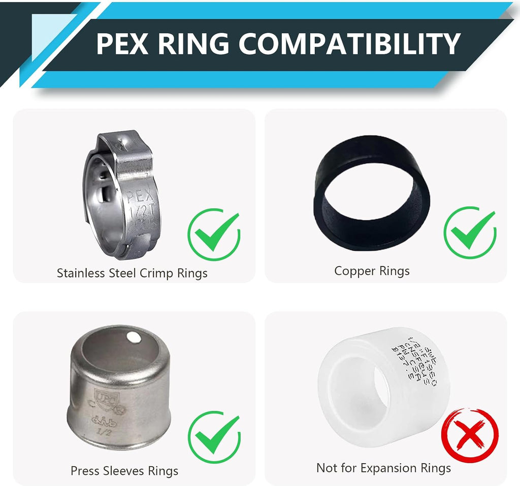 10Pack Seelink PEX Fittings, 1 Inch Pex 90 Degree Elbow(PEX1807062-10)