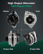SCITOO 12V 130Amp Alternator 11062 Fits for Saturn for Vue 3.5L 2004-2007