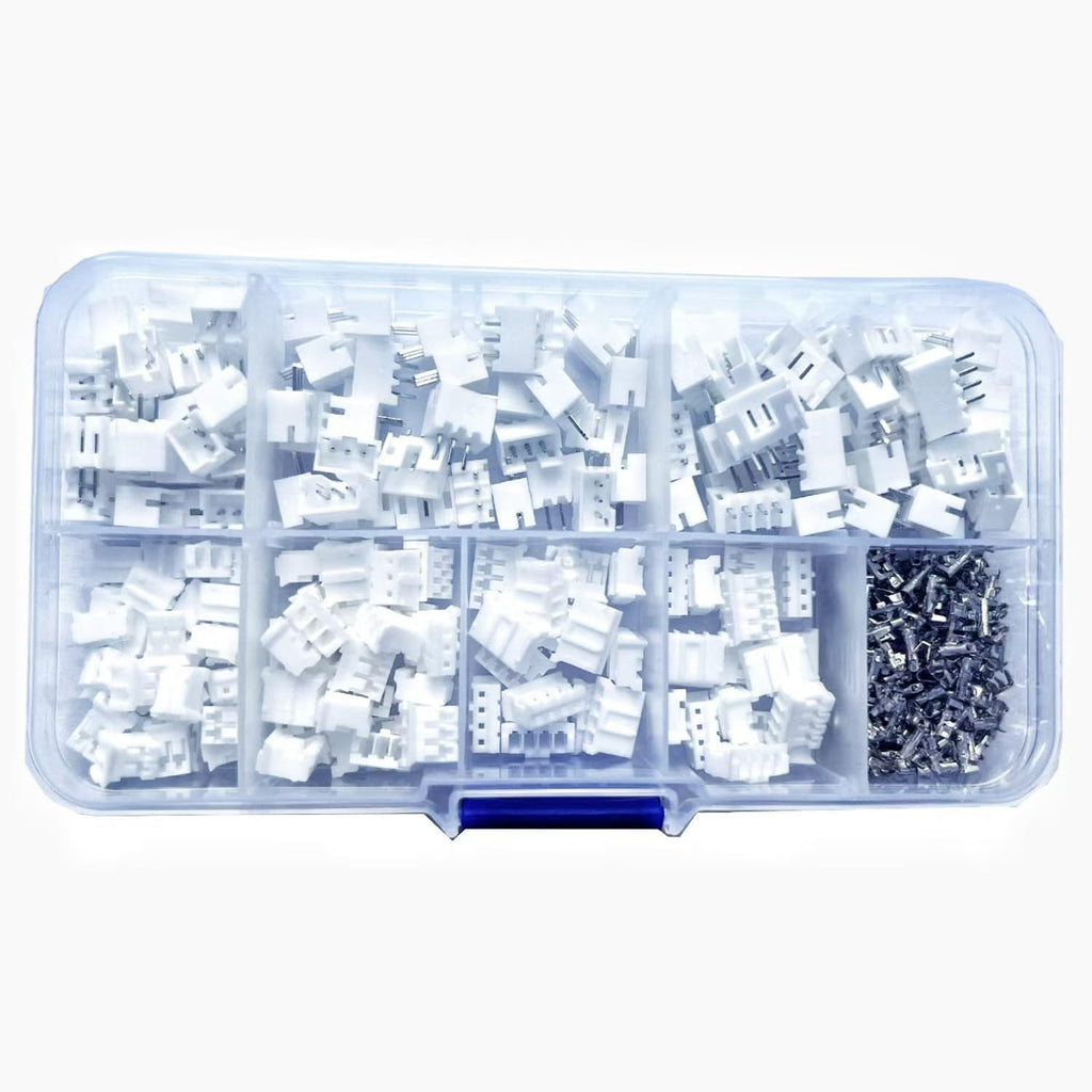JST PH 2.0mm Connector Assortment Kit, 2.0mm Pitch Male and Female Housing Adapter Plug Terminal (PH2.0 450pcs)