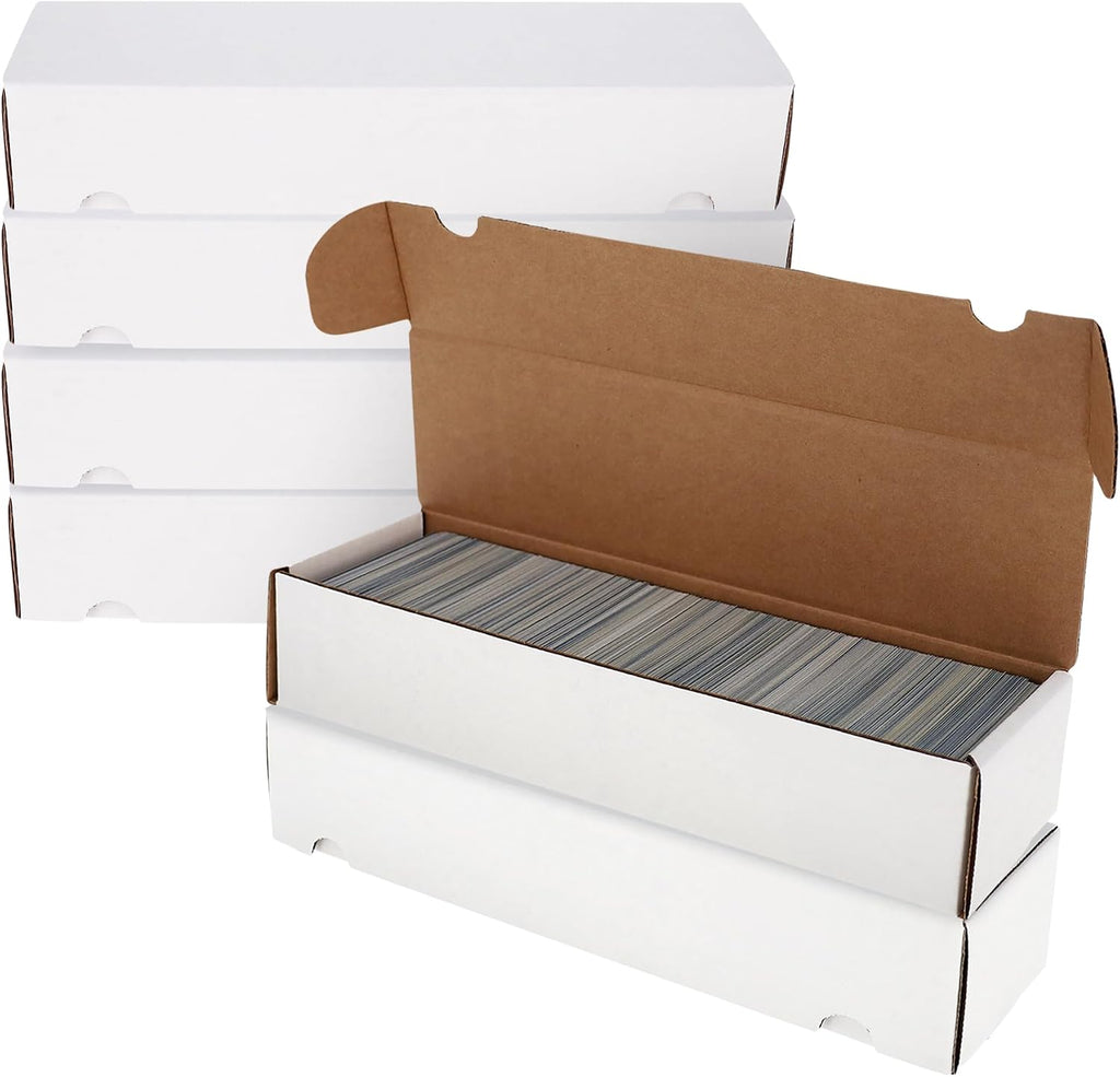 800ct Trading Card Storage Boxes – 6 Pack | Organizer for Sports and Trading Cards | Card Storage Solution