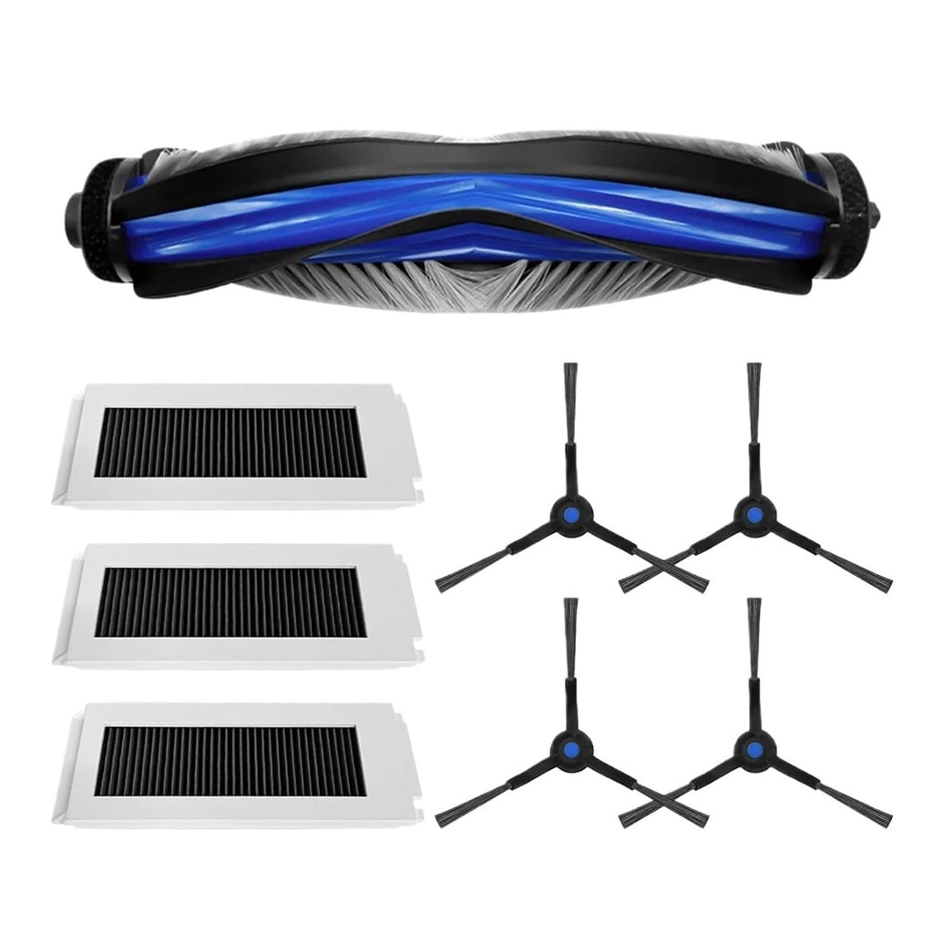 Main Brush Filter Replacement Kit，Compatible for Ecovacs，N20e Plus，Compatible for Deebot，N30，Robot Vacuum Cleaning Tools