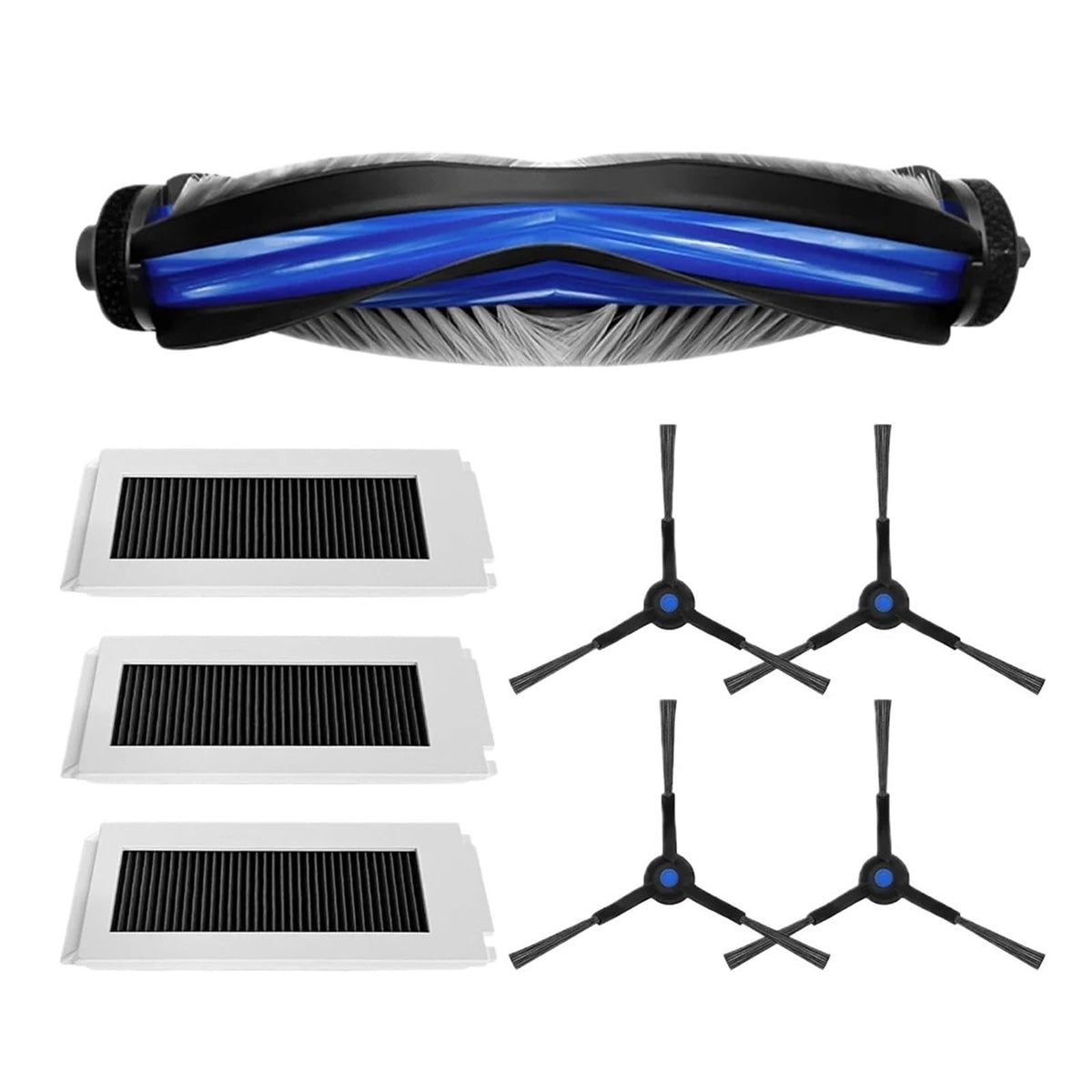 Main Brush Filter Replacement Kit，Compatible for Ecovacs，N20e Plus，Compatible for Deebot，N30，Robot Vacuum Cleaning Tools