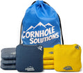 Cornhole Bags Set of 8 – Regulation Pro Style 6x6 – Resin Filled + Tote Bag