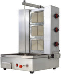 Shawarma Propane Gyro Machine Gas Kebab Doner Automatic Vertical Broiler with 3 Burners
