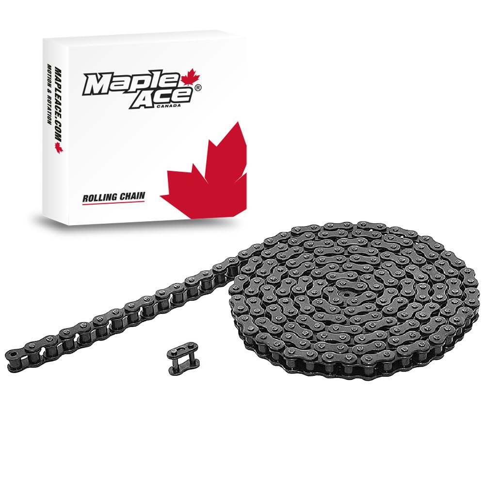 MAPLE ACE #40 Roller Chain 10 Feet Plus Connecting Master Link