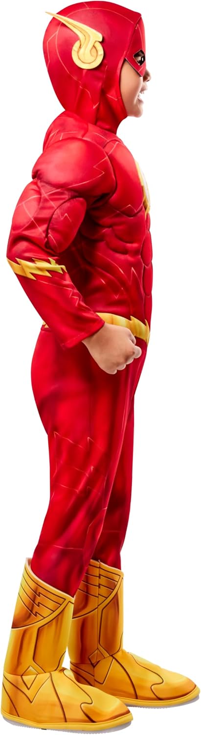 DC Comics Superheroes: The Flash Costume for Kids, Boy's Costume