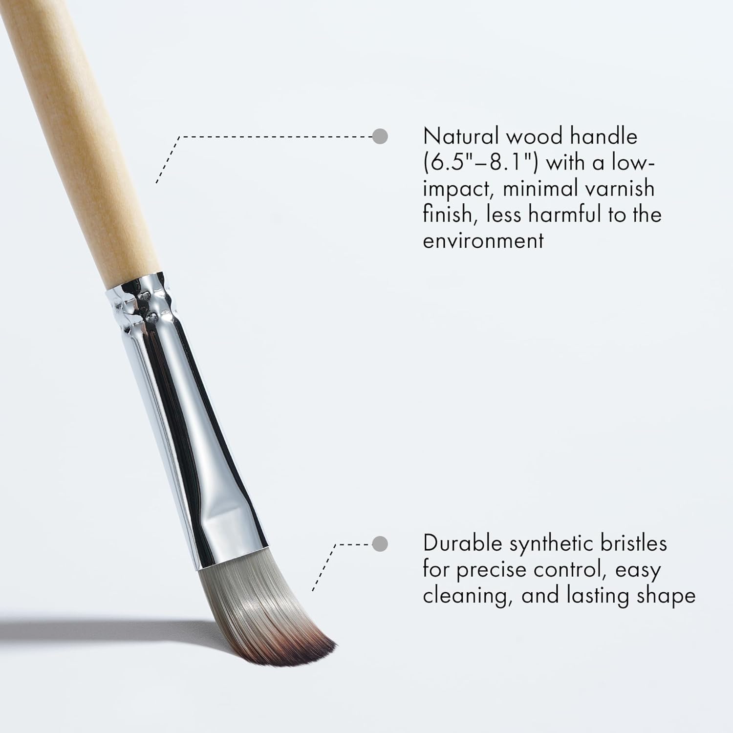 ARTIFY 25 Pieces Professional Paint Brush Set – Expert Series Synthetic Nylon Brushes for Acrylic, Oil, Watercolor