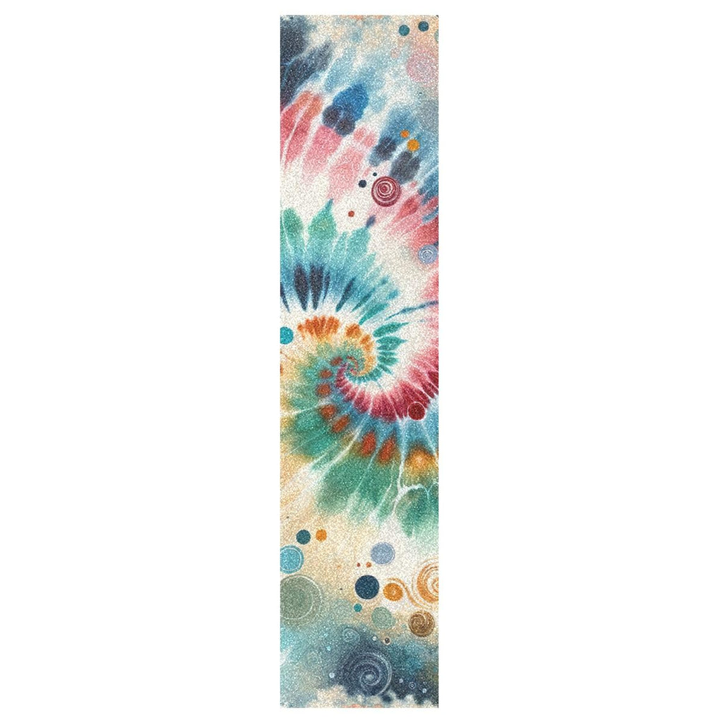 Colorful Tie Dye Swirl Skateboard Tape Waterproof Sticker Deck Sandpaper Griptape Longboard Skateboard Grip Tape