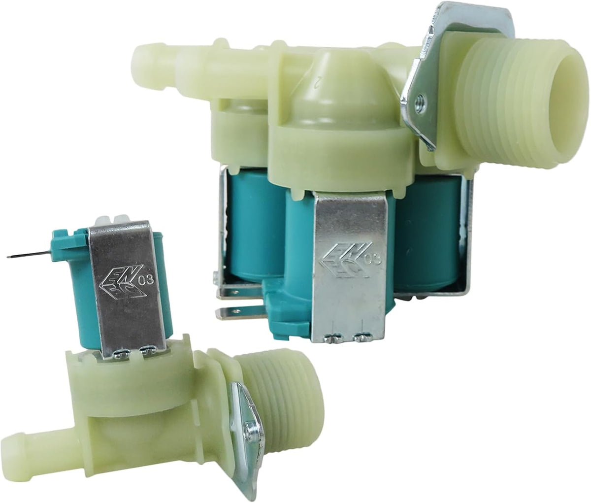 Homesweet Washer Water Inlet Valve Replacement Parts for LG Kenmore Models WM2050CW/00 WM2075CW WM2077CW WM2077CW/00