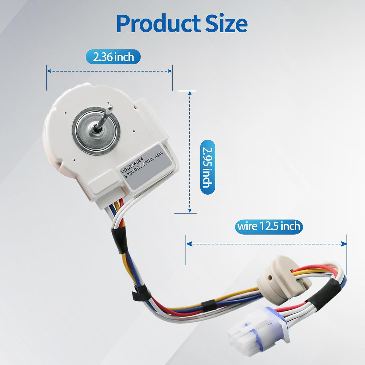 GSS25GSHJCSS GSS25GSHECSS GSS25GSHKCSS Refrigerator Evaporator Fan Motor