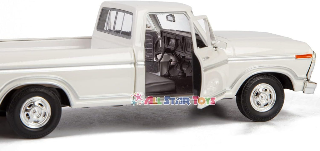 1979 Ford F-150 Pickup Classic F150 Pick Up Truck 1:24 Diecast Collectible Model Car White 79346 All Star Toys Exclusive
