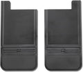 Universal Muddog Mud Flaps | Rubber Rear Mud Flaps - 12" w/o Weight - Black | 55100, 12" X 22" (See Below for Vehicle