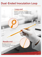 10μl Sterile Inoculating Loop and Needle Combo, 10pcs/Pack, 20pcs
