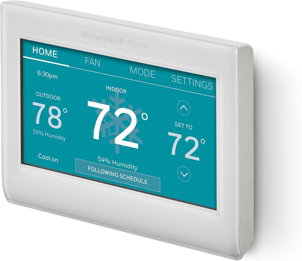 RTH9600WF Smart Color Thermostat ENERGY STAR Wi-Fi Programmable Touchscreen Alexa Ready - C-Wire Required | RTH9600WF