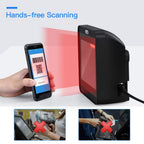 Omnidirectional Desktop Hands-Free Automatic 1D 2D QR Barcode Scanner