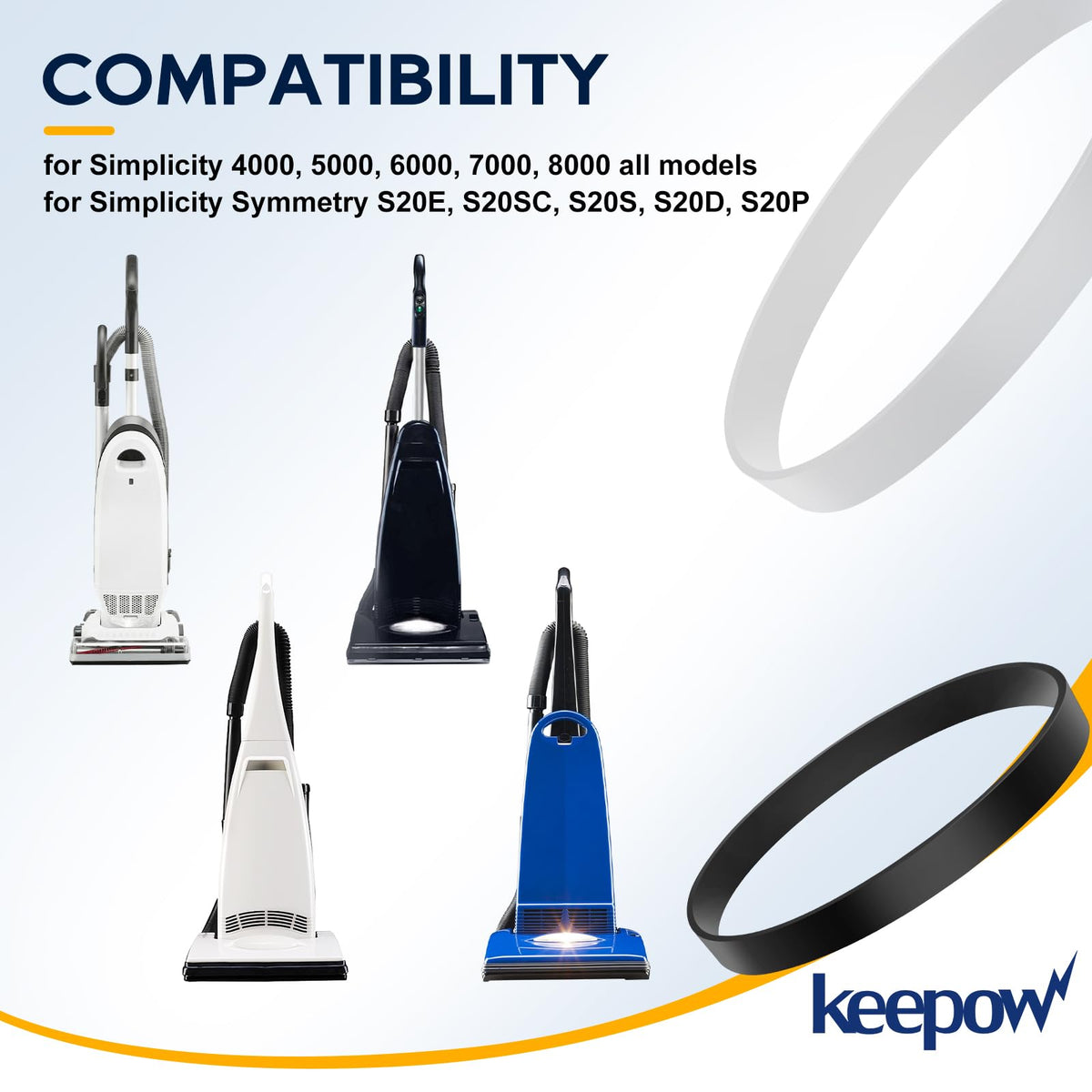 KEEPOW Replacement Belts for Simplicity 4000, 5000, 6000, 7000, 8000