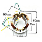 6-Tooth Copper Coil Stator, Compatible With Black&Decker, For 10A