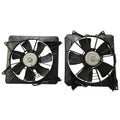 Pack of 2 AC Cooling Radiator Fan Assembly Left & Right Set Compatible with 2008-2012 Honda Accord 2.4L # HO3113123 611130 621-357