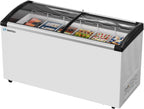 12.9cu Commercial Ice Cream Display Freezer- 6 Wire Baskets