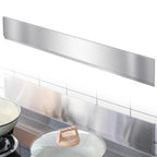 Moxweyeni Stainless Steel Backsplash for Stove, Silver, 29.75" X 4.75"