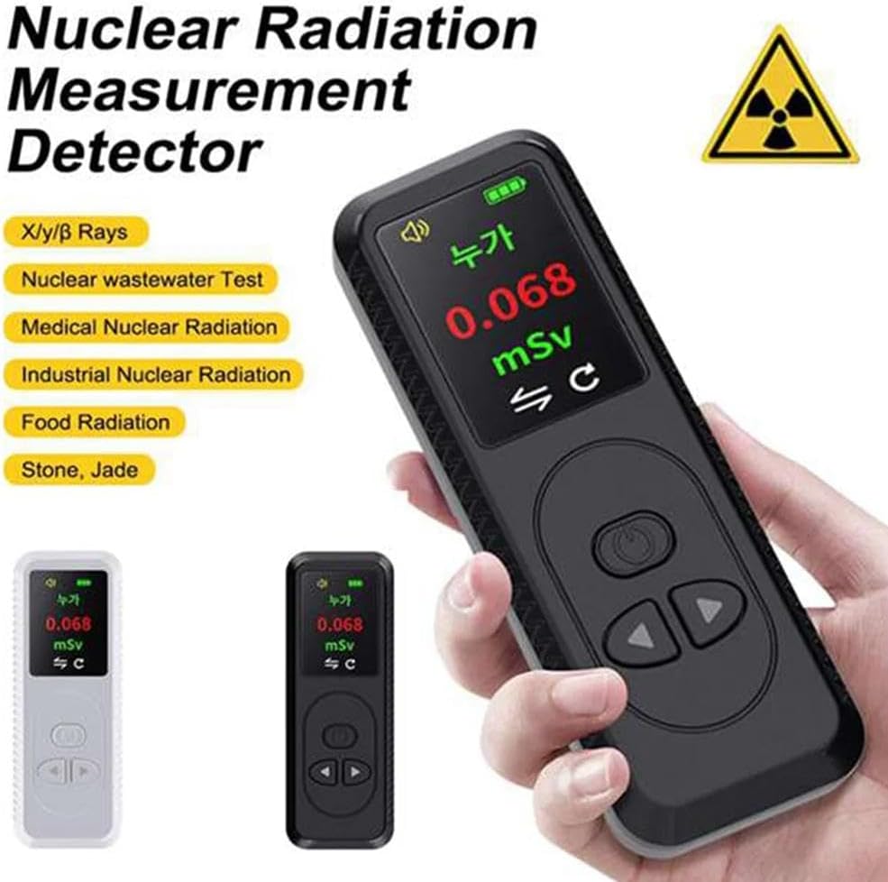 Nuclear Radiation Detector, Portable Handheld Geiger Counter, Household Nuclear Radiation Tester for Beta Gamma X Ray