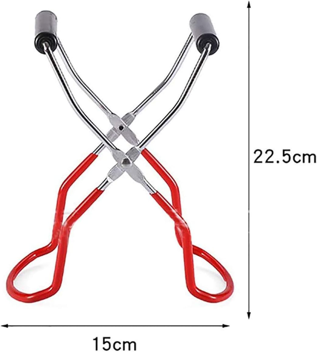 Canning Jar Lifter Tongs with Non-Slip Grips Handle, Feeding Bottle Clip