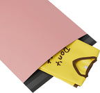 100 Poly Mailers with Handle for Shipping Clothing, Merchandise, Self-Sealing Tear Resistant Plastic Packaging