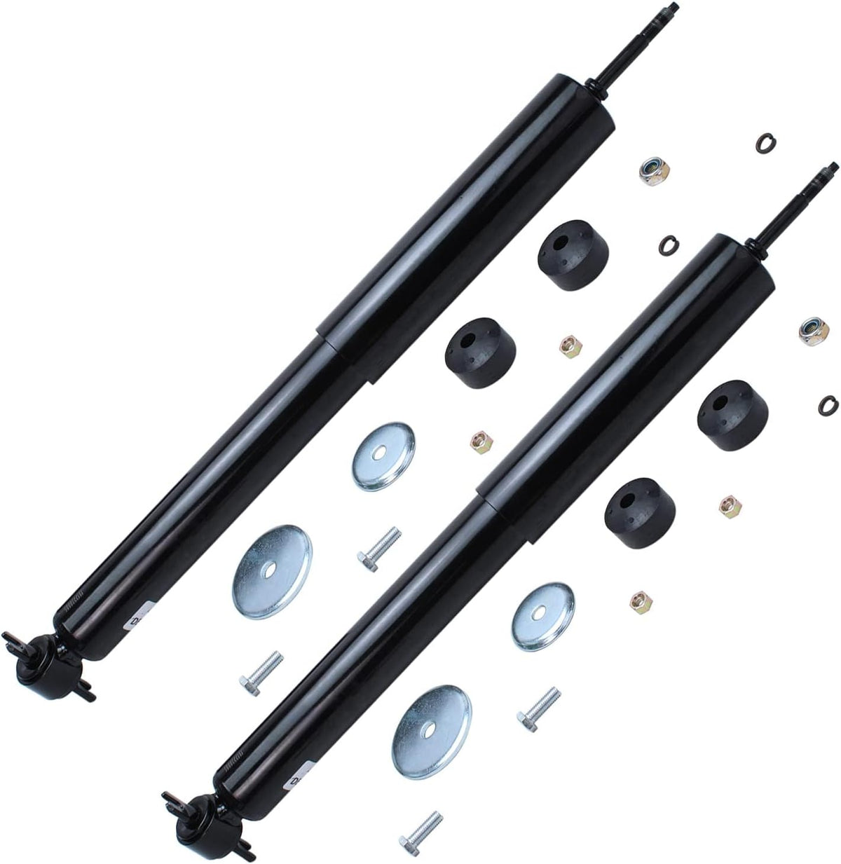 Detroit Axle - Front and Rear Shock Absorbers for 1999-2004 Grand Cherokee
