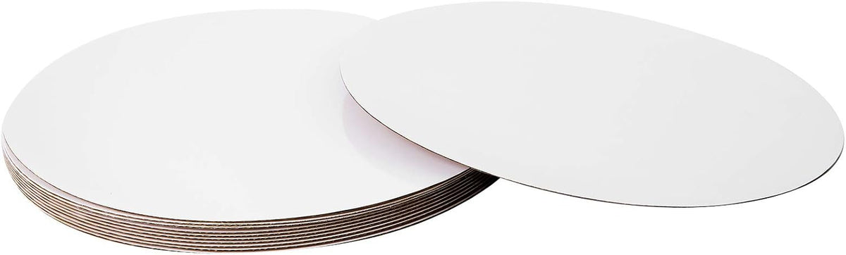 [25pcs] 10" White Cakeboard Round,Disposable Cake Circle Base Boards Cake Cardboard Pizza Plate platter 10 inch,Pack