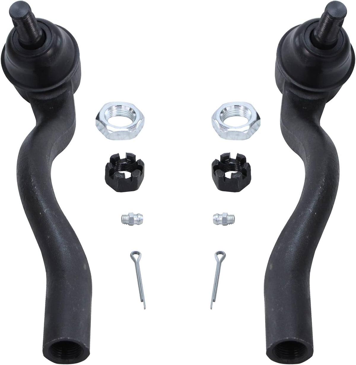 Detroit Axle - 2 Front Outer Tie Rods for 2011-2015 Jeep Grand Cherokee