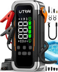 Jump Starter with Air Compressor, 6000A Peak Battery Jumper Starter Portable (All Gas & 10.0L Diesel) with 150PSI