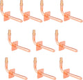 WHK 10 packs Pex-A Copper Stub Out Elbows with Wall Flange 1/2" x 6"