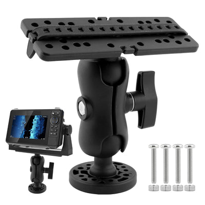 Fish Finder Mount Base, Universal Marine Electronic Mount, 360 Degree Rotation Holder