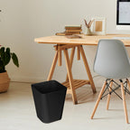 Small Trash Can, Black, 1.8 Gallon
