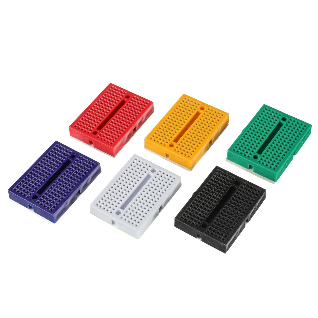 1Pcs 803 & 1 Pcs 400 Tie Points Solderless Breadboard, 65 Pcs Jumper Wires, 6PCS 170 Points Mini Breadboard