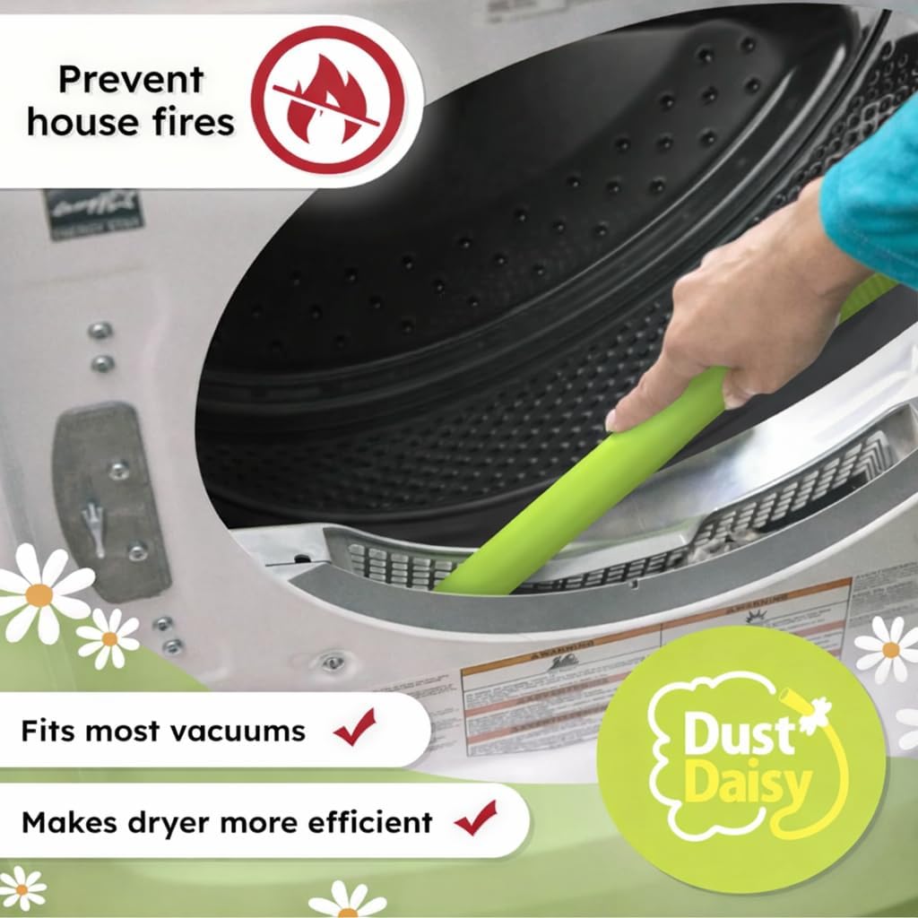 Dust Daisy Slip-On Dryer Vent Cleaner Kit, 30" Long