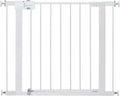 Easy Install Walk Thru Baby Gate for Doorway With Door, Dog Gates, Fits 29"-38", Easy Install 28" Tall, White