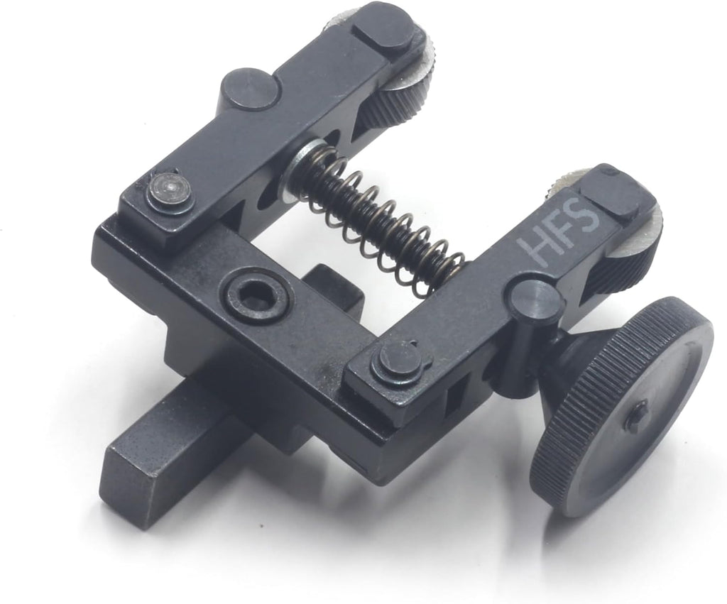 HFS(R) Adjustable Knurling Tool Holder with 6pcs Wheels for Mini Lathes 0-2" Capacity