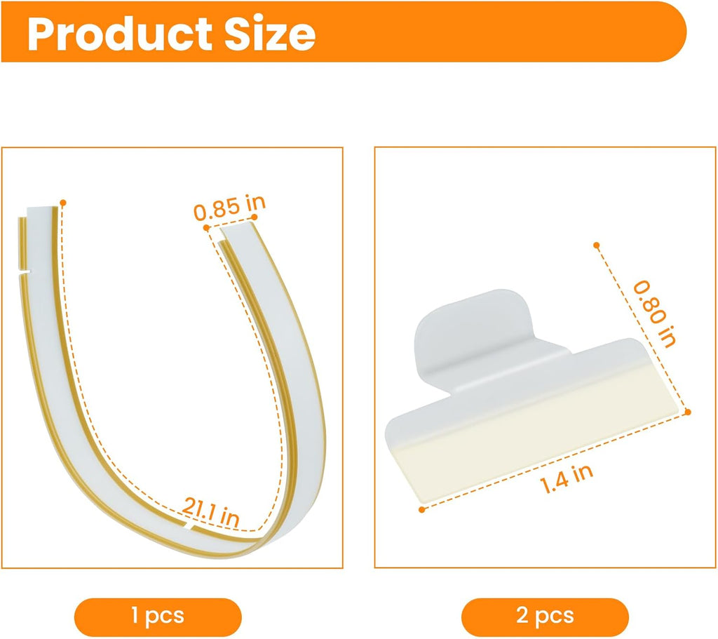 154701001 809006501 Dishwasher Bottom Door Seal Combo Kit