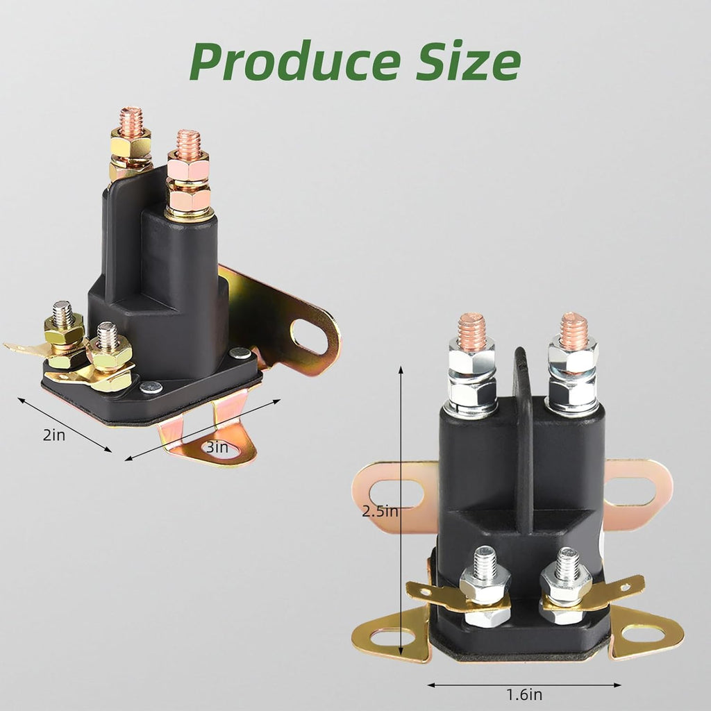 4 Pole Starter Solenoid Replaces Briggs & Stratton 5410K,Cub Cadet, Craftsman, Husqvarna 109946 MTD,Mower AM133094
