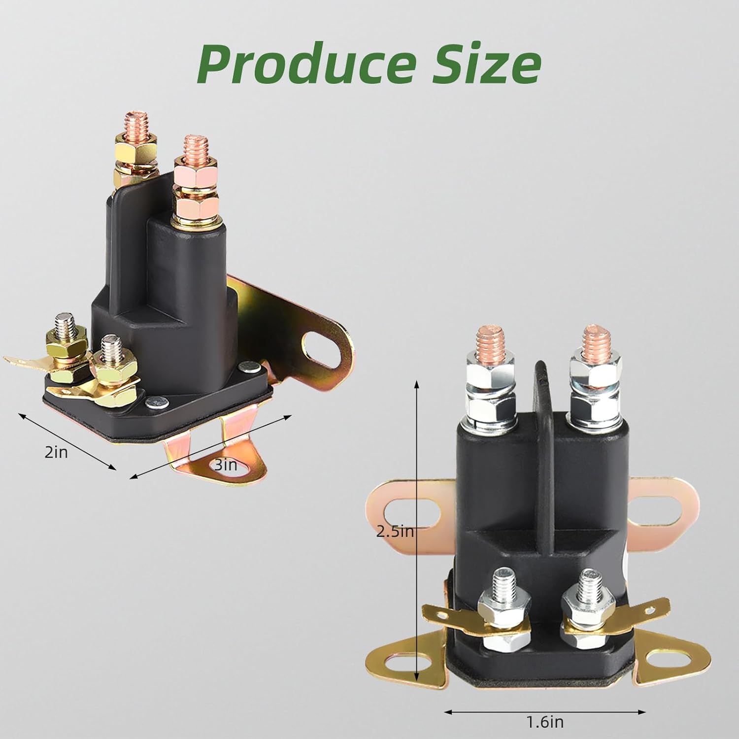 4 Pole Starter Solenoid Replaces Briggs & Stratton 5410K,Cub Cadet, Craftsman, Husqvarna 109946 MTD,Mower AM133094