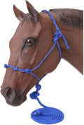 Tough1 Knotted Rope Halter with Lead