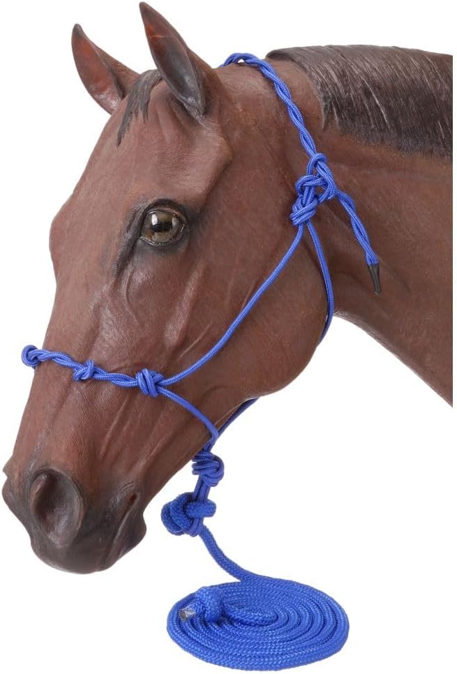 Tough1 Knotted Rope Halter with Lead
