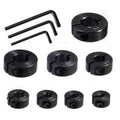 Nalegtocw Drill Bit Stop Collar Set,Split Ring Drill Bit Depth Stop