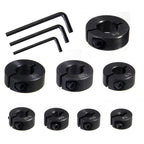 Nalegtocw Drill Bit Stop Collar Set,Split Ring Drill Bit Depth Stop